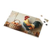 Boy Toys Rooster And Basket Of Fresh Eggs Picture Puzzle Gift For 4 Year Old Boy Puzzles For Toddlers 2-4(500PCS)
