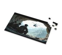 Boy Toys Soldiers Watch Helicopter Flying Over Mountains Picture Puzzle 500 Piece Jigsaw Puzzles Jigsaw(300PCS)