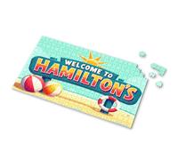 Boy Toys Welcome To Hamilton'S Beach! Picture Puzzle Toddler Puzzles Ages 2-4 1000 Piece Puzzles(500PCS)