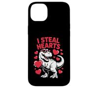 Boy Valentine Girl Valentine Cute Dinosaur Kids Humor Case for iPhone 14 Plus