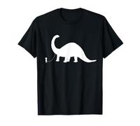 Boy Walking A Longneck Dinosaur Lover Pet Lizard T-Shirt