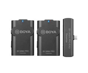 Boya 2.4 GHz Duo Lavalier Wireless Microphone BY-WM4 Pro-K6 for Android