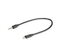 Boya BY-K1 3.5mm male TRRS to male lightning adapter cable (20cm)