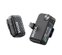 BOYA BOYAMIC 2 Wireless Lavlalier Microphone for iPhone 15/16, Android, Camera, AI Noise Reduction, 48KHz/32Bit(Optional), Mini Clip on Mic, Lapel Mic, App Control, 300m