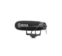 BOYA BY-BM2021 Lightweight Cardioid Video Shotgun Microphone for Smartphone DSLR Electrit Directional Condenser Shotgun Video Microphone Nikon Canon Sony DSLR Camera Camcorder