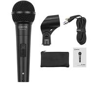 BOYA BY-BM58 Professional Cardioid dynamic microphone with 5 metre XLR cable, Microphone mount & Carrying bag. Inbuilt pop filter. For Vocal or Singing Recording Live Audio Recording
