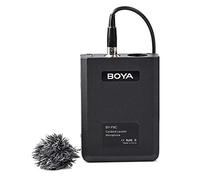 BOYA BY-F8C Professional Cardioid Lavalier Microphone with XLR Output for Interviews, Dialog & Instruments AA Battery or Phantom Powered