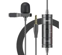 BOYA BY-M1S Professional Lavalier Lapel Microphone Omnidirectional Con