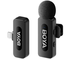 Boya BY-V1 V2.0 Wireless Lavalier Microphone for Lightning - 1 x TX and 1 x RX