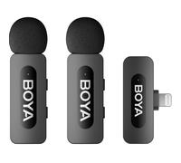 Boya BY-V2 V2.0 wireless mic for Lightning (2x transmitter, 1x receiver)