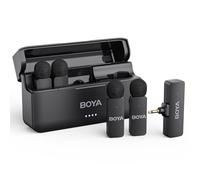 BOYA BY-V4 Microphone Wireless for Camera with 3.5mm TRS Plug for 4 People