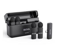 BOYA BY-V4U Microphone Wireless for iPhone 15/16/17, Android, USB-C Plug