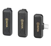 Boya BY-WM3T2-U2 2-Channel Wireless Clip-On Microphone System (USB-C)