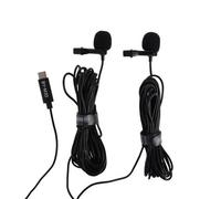 Boya Duo Clip-on Lavalier Microphone BY-M3D for USB-C | ✅ 5 years warranty