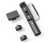 Boya Magic 02 Wireless tie microphone set with USB-C, Lightning and 3.5mm
