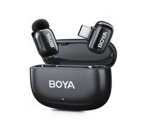 BOYA Mini 2 Wireless Lavalier Microphone for iPhone15/16/17 & Android, Ultra Mini Mic with Noise Reduction, Lapel Microphone for Vlogging TikTok YouTube Content Creators