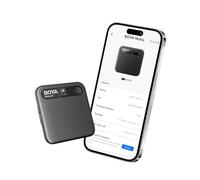 BOYA Notra AI Voice Recorder All-in-One AI Note Taker for Meetings & Calls, Smart Transcription & Summary, App Control, 64GB + Secure Cloud, 140+ Languages, Ultra-Slim Magnetic Design, 24hr Battery