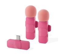 BOYA Pin Microphone, 2.4 ghz Wireless Microphone, Instant Connection, Smartphone External Lavalier Microphone, Plug & Play, Noise Reduction, Clip Type, Wireless Microphone, 360° Sound Collection,