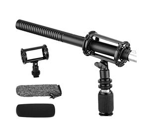 BOYA XLR Shotgun Microphone BY-BM6060, Super-Cardioid Condenser Mic with 24 48V Phantom Power for Camera Camcorder Film Interview TV Program Recording Podcast