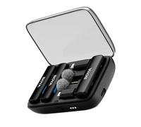BOYALINK Wireless Lavalier Microphone for iPhone 15 Android USB C Smartphone Cameras DSLR Noise Cancellation, 30h Battery, Clip on Wireless Lapel Mic for Live Streaming, Video Conference, Recording