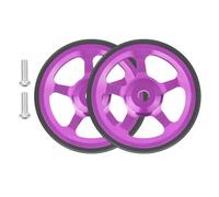 BOYANDM 1pair Bike Bearing Push Wheel Rear Rack Extension Telescopic Rod Wheel For City Dweller Campus Bicycles