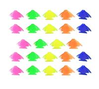 BOYANDM 24lots 360 Colorful Reflective Spokes Beads Clip Reflective Bike Wheel Charm For Various Genders Shape Variety Bike Bead