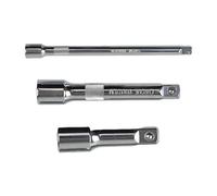 BOYANDM 3Pieces 3/8" Or 1/2" Drive Mechanics Socket Wrench Extension Rod Set for Tight Space Rustproof Steel Enhances Leverages Socket Wrench Extensions