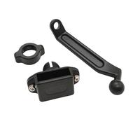 BOYANDM AdjustableMotorcycle WalkieTalkie Mount, Bike Handlebars Clip Holder for Two Way Radios Bike Holder Clamps Mount