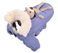 BOYANDM Dog Full-Body Winter Thermal Lined Bright Colors Windproof Design for Snow Hiking Adventures Candy Color Dog Winter Coat