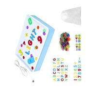BOYANDM Portable LED Light Drawing Board with 4 Art Sets Adjustable Brightness USB Powered Sand Art for Children