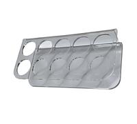 BOYANDM Practical 10 Slot Container Rack Provide Organized and Dustproof Storage Kitchen Counter Planner