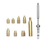 BOYANDM Precise Soldering Iron Tip Set for TS100 Printers Includes 8 Size Heat Thread Inserts for 3D Printing Accessories High Precise Heat Insert Tips
