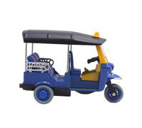 BOYANDM Thai Tricycle Model Simulated Toy Alloy Tricycles Model for Kids and Collectors in Bright Color with Alloy Construction Thai Tricycle Model