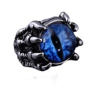 BOYANDM Wolf Paw Demons Eye Adjustable Opening Eye Catching Finger Jewelry Suitable for Daily Party Wear Punk