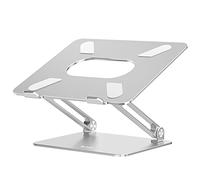 Boyata Laptop Stand, Adjustable Multi-Angle Laptop Riser with Heat-Vent Compatible for Laptop (10-17 inches) including MacBook Pro/Air, Surface Laptop, Samsung, HP Notebook(Silver)