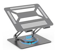 BoYata Laptop Stand for Desk, 360° Rotating Adjustable Laptop Riser Holder