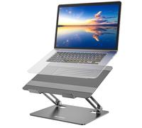 BoYata Laptop Stand, Multi-Angle Adjustable Laptop Riser with Heat-Vent