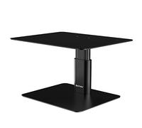 BoYata Monitor Stand Riser, Sturdy Metallic Adjustable Height Desktop Stand