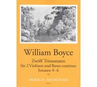 Boyce: 12 Trio Sonatas for 2 Violins and Basso Continuo, Volume 2 (Nos. 4-6)