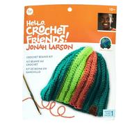 Boye 3629008001 Jonah Larson Crochet Friends Beanie Hat, Multicolored, 20.3cm x 20.3cm x 1.3cm