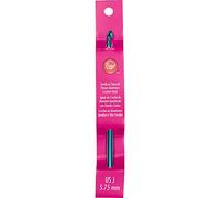 Boye 6218-J 6-Inch Long Aluminum Crochet Hook, 5.75 mm, Size J10/6mm, Size J (6mm)
