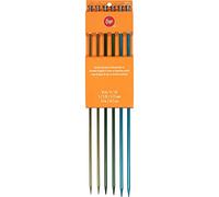 Boye Anodized Aluminum Straight Knitting Needle Set, US Sizes 8, 9, 10, Multicolor