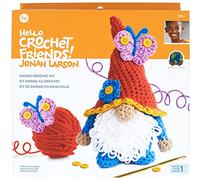 Boye Jonah's Hands Gnome Beginners Crochet Kit for Kids and Adults, Multicolour 12 Piece