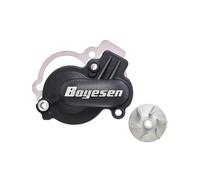 Boyesen Supercooler Kit - Water Pump Cover Black With Impeller, green