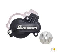 Boyesen SuperCooler Water Pump Cover + Impeller Kit - Black, black