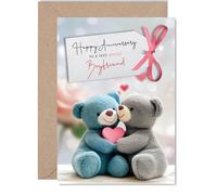 Boyfriend Anniversary Card, Bears in Love