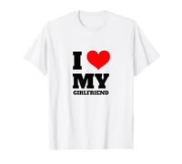 Boyfriend Anniversary I Love My Girlfriend Funny Heart T-Shirt
