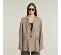 Boyfriend Blazer - Beige - Women L