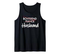 Boyfriend Fiance Husband - New Marriage Wedding Just Married Tank Top