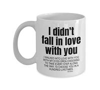 Boyfriend Gift, Husband Present, Sentimental Gifts for Fiance Girlfriend, Wife to be, Coffee Mug Tea Cup, Christmas Present, Fall in Love